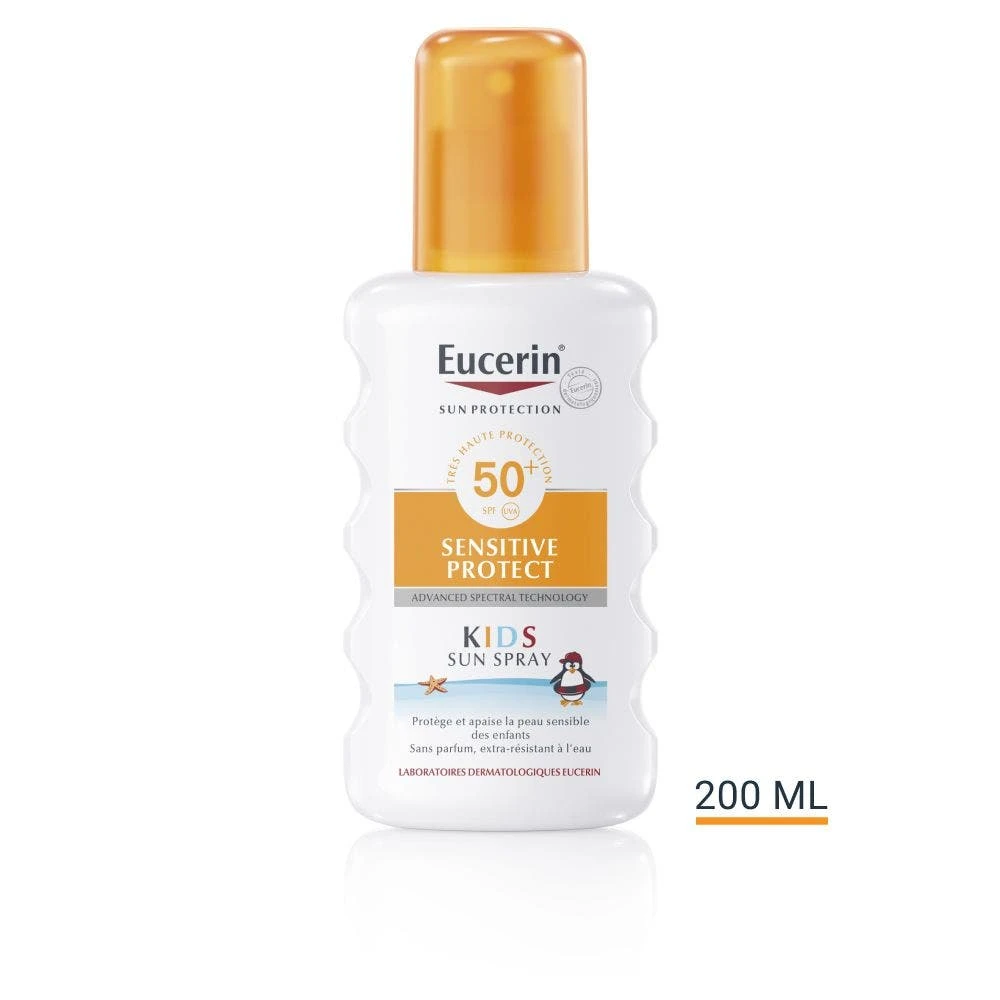 Spray Kids Spf50+ Senstive Protect 200ml Sun Protection Eucerin 1 Spray Kids Spf50+ Senstive Protect 200ml Sun Protection Eucerin