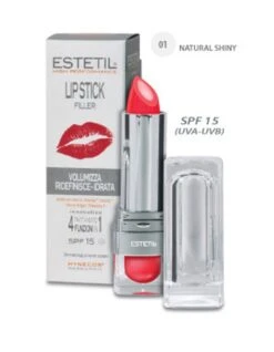 Estetil LipStick Filler 4in1 Colore 01 Natural Shiny