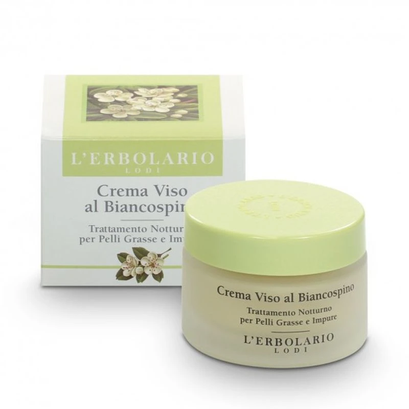 L'erbolario Crema Viso Con Biancospino E Semi Di Zucca Per Pelli Grasse E Impure 50ml 1 L'erbolario Crema Viso Con Biancospino E Semi Di Zucca Per Pelli Grasse E Impure 50ml