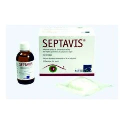 Kit Septavis Per L'igiene Quotidiana Palpebre E Ciglia 50ml +50 Garze TNT Sterili