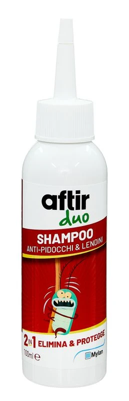 Aftir Duo Shampoo Antipidocchi 100ml Con Pettinino 2 Aftir Duo Shampoo Antipidocchi 100ml Con Pettinino - immagine 2
