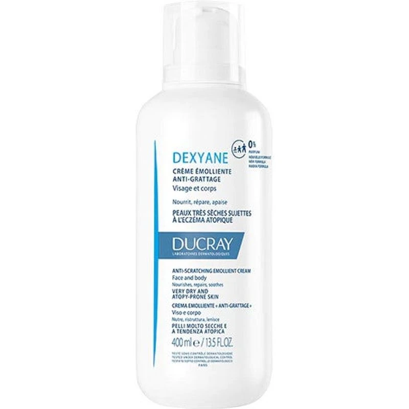 Ducray Dexyane Crema Emolliente Anti-Grattage 400ml 1 Ducray Dexyane Crema Emolliente Anti-Grattage 400ml