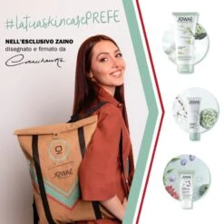 Jowae #LATUASKINCAREPREFE Nell'esclusivo Zaino Disegnato E Firmato Da Camihawke