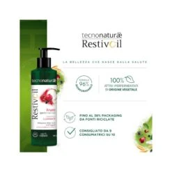Perrigo Restivoil Tecnonaturae Frutti Iperfermentati Shampoo Illuminante 250ml -Cosmetici Sconto Negozio restivoil tecnonaturae cereali iperfermentati balsamo capelli nutriente 200ml 984462818 1 6 1677077801