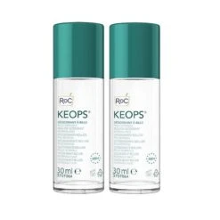 Roc Keops Deodorante Roll-On 48h Pelle Normale DOPPIA CONFEZIONE 2x30ml