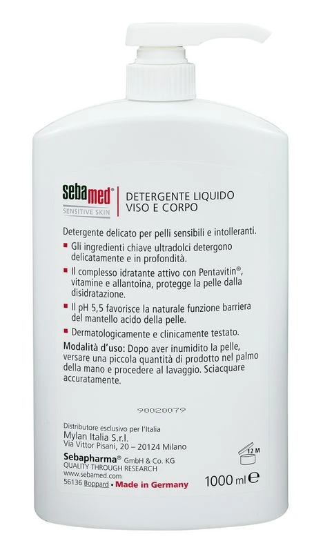 SebaMed Liquido Per Pelli Sensibili 1000ml 3 SebaMed Liquido Per Pelli Sensibili 1000ml - immagine 3
