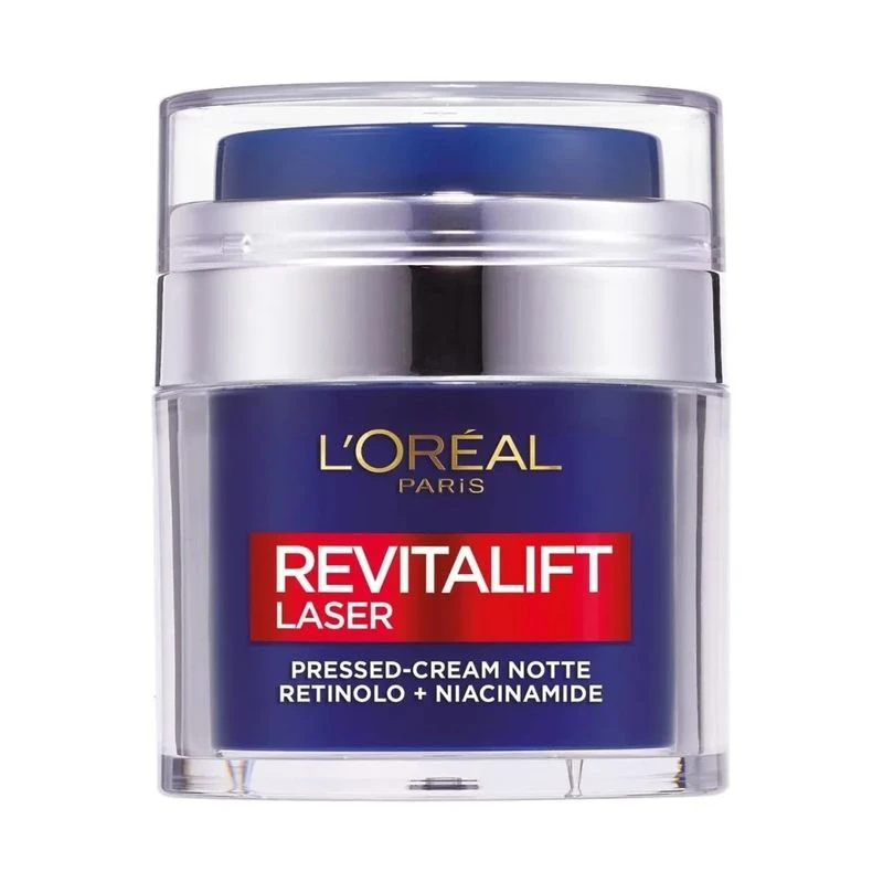 L'Oréal Paris Revitalift Laser Pressed Cream Notte Anti-rughe Viso 50ml 1 L'Oréal Paris Revitalift Laser Pressed Cream Notte Anti-rughe Viso 50ml