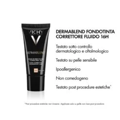 Vichy Dermablend SPF35 Fondotinta Fluido Coprente Tonalità 15 30ml -Cosmetici Sconto Negozio vichy dermablend fondotinta fluido correttore 16h tonalita 45 opal 30ml 5 1654774670